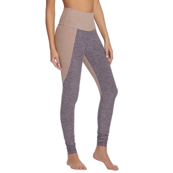 Beyond Yoga Leggings Womens Medium Blue Beige Spacedye Off Duty High Waisted Yog - Picture 1 of 9
